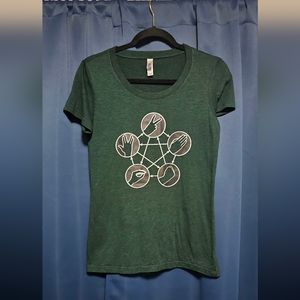 Rock, Paper, Scissors, Lizard, Spock shirt size Large